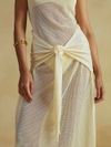 vestido midi tricot off white 20519 cia marítima