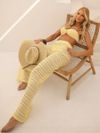 calça pantalona amarelo panna HBS21 hy brasil