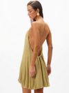 vestido curto zinnia verde 1014 oásis resortwear