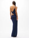conjunto blusa e saia malva azul 0455 oásis resortwear