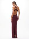 vestido longo begônia bordô 1022 oásis resortwear