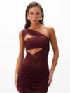 conjunto biquíni e vestido bordô 0473 oásis resortwear