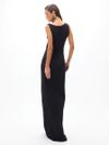 vestido longo jasmim preto 1020 oásis resortwear