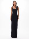 vestido longo jasmim preto 1020 oásis resortwear