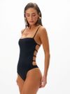 conjunto maiô e saia íris preto 0468 oásis resortwear
