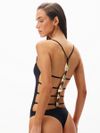 conjunto maiô e saia íris preto 0468 oásis resortwear