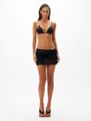 conjunto biquíni e saia violeta preto 0469 oásis resortwear