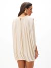 conjunto biquíni e vestido bege 0493 oásis resortwear