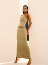 conjunto maiô e saia azaleia verde 0470 oásis resortwear