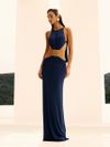 vestido longo verbena azul 1018 oásis resortwear