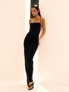 conjunto maiô e saia íris preto 0468 oásis resortwear