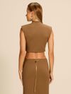 blusa e saia mascavo 18150 la sirène