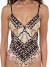 maiô decotado gabi floral carpet M07 triya