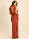 vestido longo laise siena alva 18102 la sirène