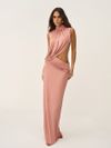 vestido longo jasira rosa 1033 oasis resortwear