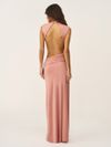 vestido longo jasira rosa 1033 oasis resortwear