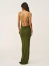 vestido longo isalye verde 1040 oasis resortwear
