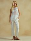 calça reta off white 20236 cia marítima