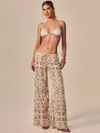 calça pantalona auren bandana bege S2725 empress