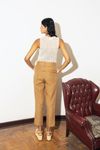 calça teresa linho caramelo