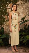 vestido joana linho modernista cru