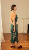 vestido joana linho modernista petróleo