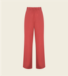 calça entardecer linho vermelho
