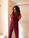 blusa zen burgundy