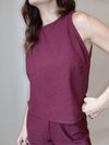 blusa zen burgundy