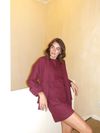 blusa zen burgundy
