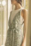 body canelado nadador off white