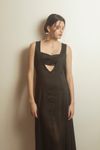 Vestido Éter Ardósia