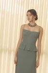 Vestido Midi Sublime Azul Céu