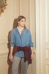 camisa clássica jeans