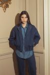 bomber perfeita jeans escuro