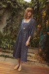 vestido bosque azul