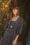 vestido bosque azul