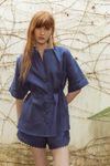 camisa prado azul