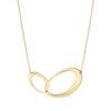 imagem do produto Colar Dois Elos Entrelaçados Ouro 10k New Gold