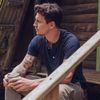 T-shirt Henley M.Curta - Marinho