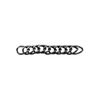 Corrente Groumet Elo Duplo Grafite 11 mm