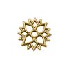 Pingente Flor Vazada Ouro 31 mm