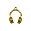 Pingente Fone Ouro 23 mm