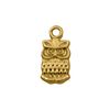 Pingente Coruja Ouro 7 mm