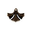Pingente Leque Ouro Velho 23 mm
