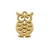 Pingente Coruja Ouro 12 mm