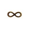 Pingente Infinito Ouro V 12 mm