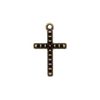 Pingente Cruz Ouro Velho 22 mm