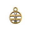 Pingente Redondo Ouro 15 mm