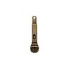 Pingente Microfone Ouro V 8 mm